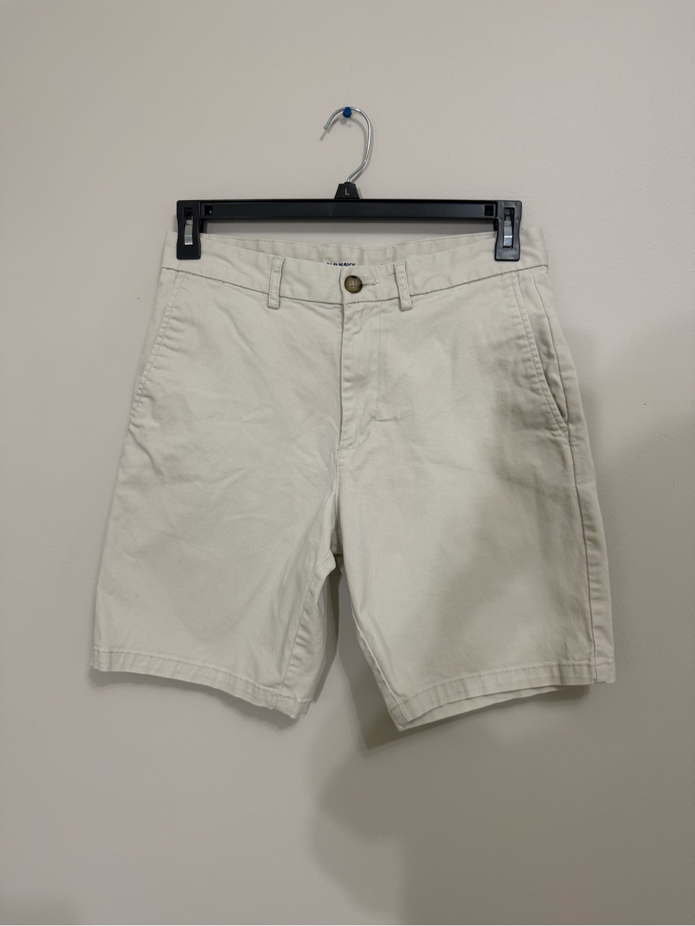 Old Navy Cotton Slim Built-In Flex Chino Shorts Men’s Size 31, excellent condit
